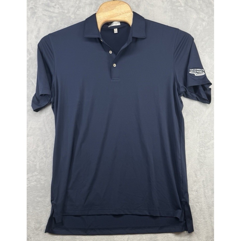 Peter Millar Summer Comfort Bank of America 400 NASCAR Blue Men's Size L